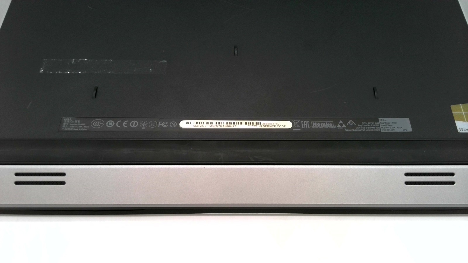 DELL INSPIRON 5545 Laptop AMD A8-7100 8GB Ram NO HD/OS