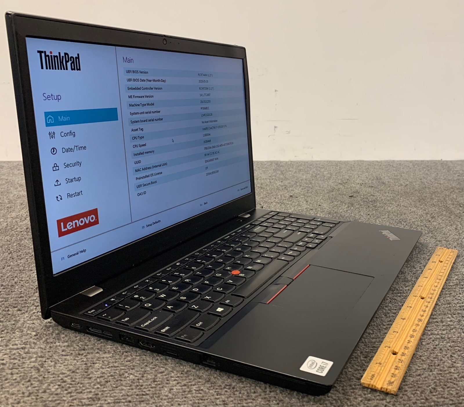 Lenovo ThinkPad L15 Gen 1 15.6″ i7-10510U 16GB RAM 512GB NVMe, Remote Managed