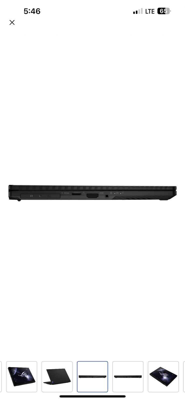 ASUS ROG Flow X13 13.4” (1TB SSD, AMD Ryzen 9 6000 Series, 4.90 GHz, 16GB)…