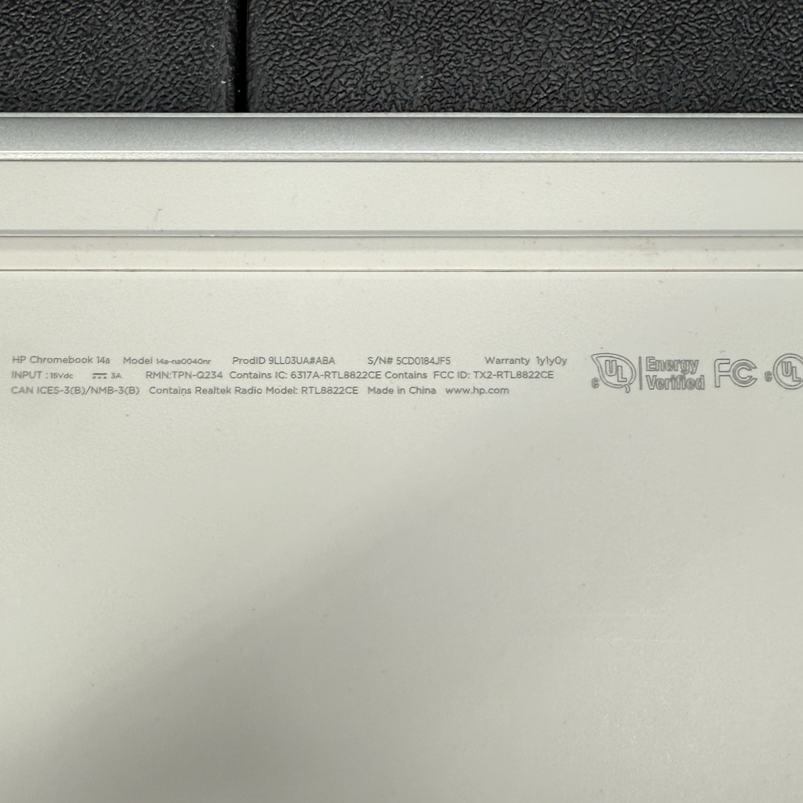 HP Chromebook 14a-na0040nr,” FHD Intel Celeron N4120 4GB RAM, 32GB eMMC