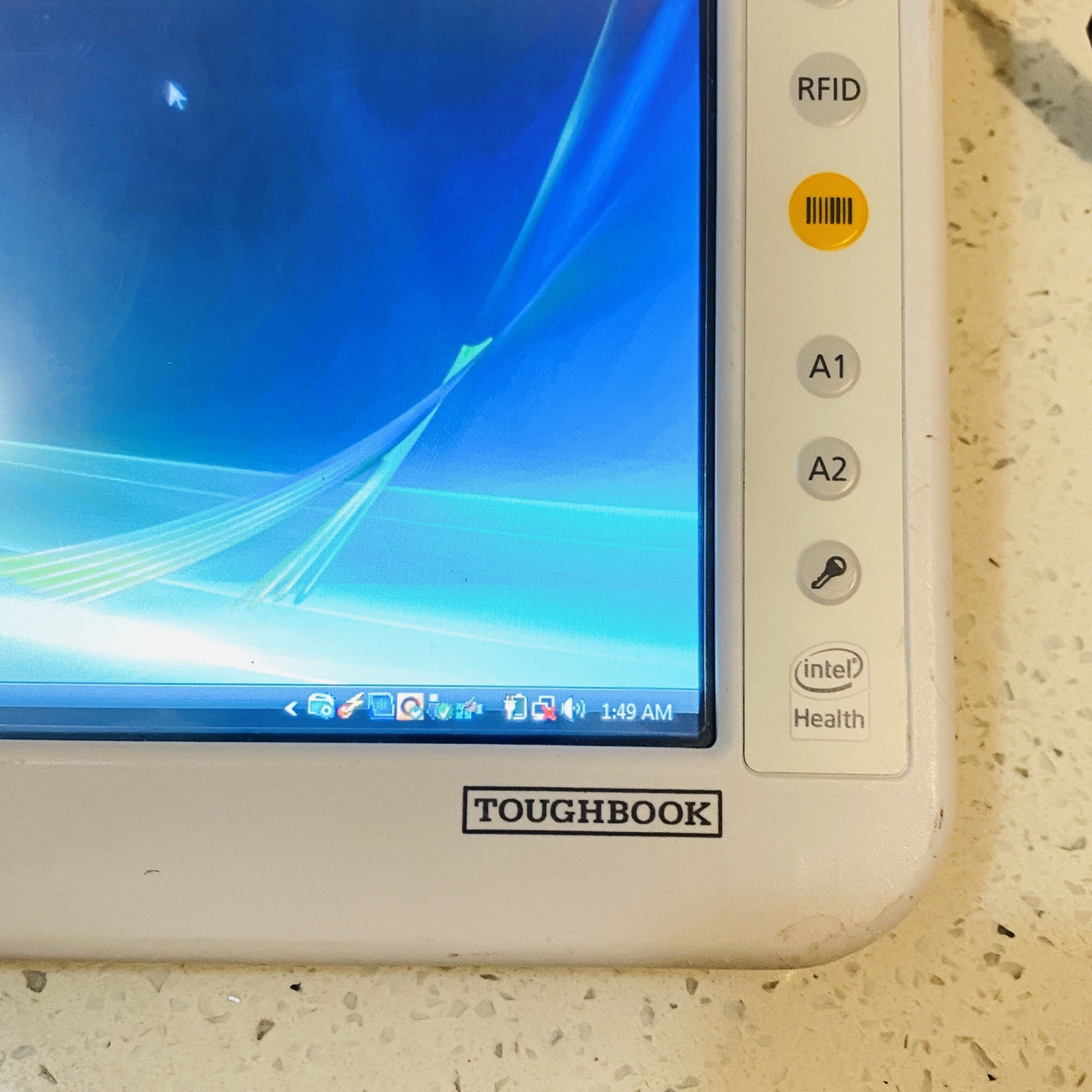 Vintage Panasonic Toughbook CF-H1 Tablet w/ Dock Windows 7 80GB HDD Read…