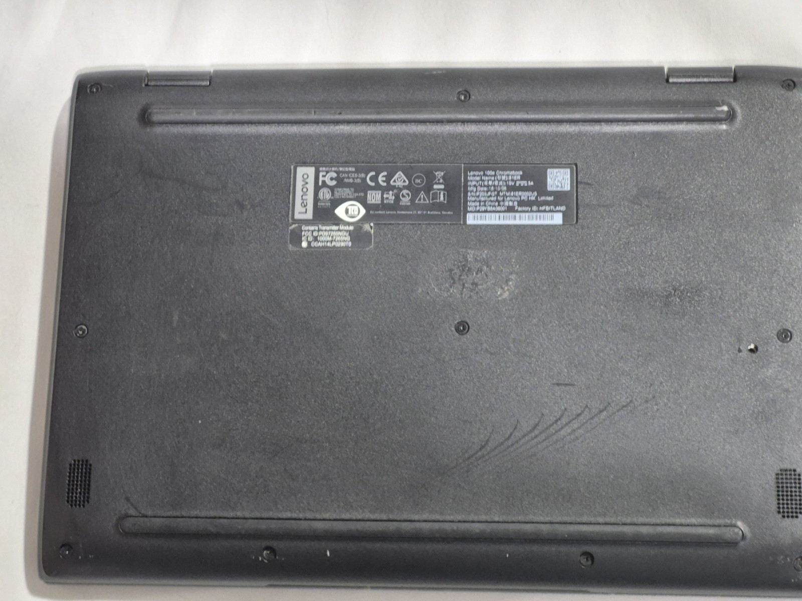 Lenovo Chrome 100e N23 Model Locked