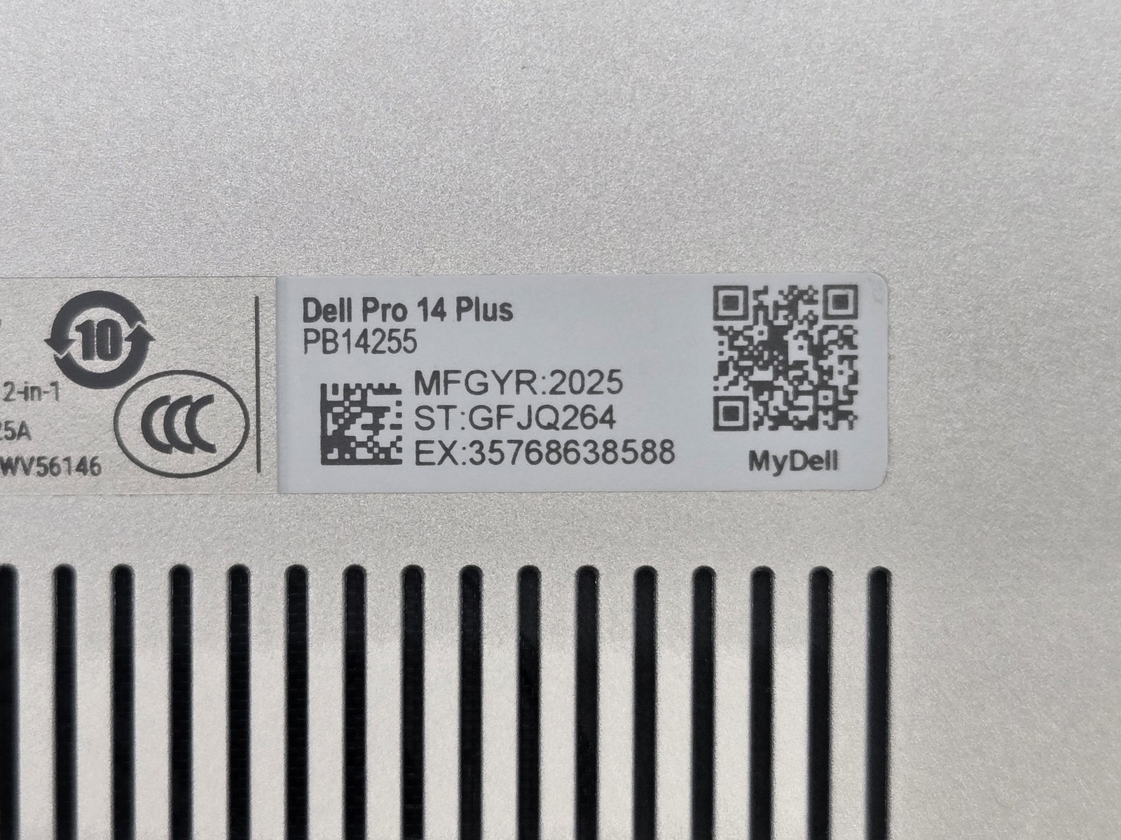 Dell Pro Plus 2-in-1 PB14255 14″ FHD+ Touch RYZEN AI 7 PRO 350 1TB SSD 32GB W11P
