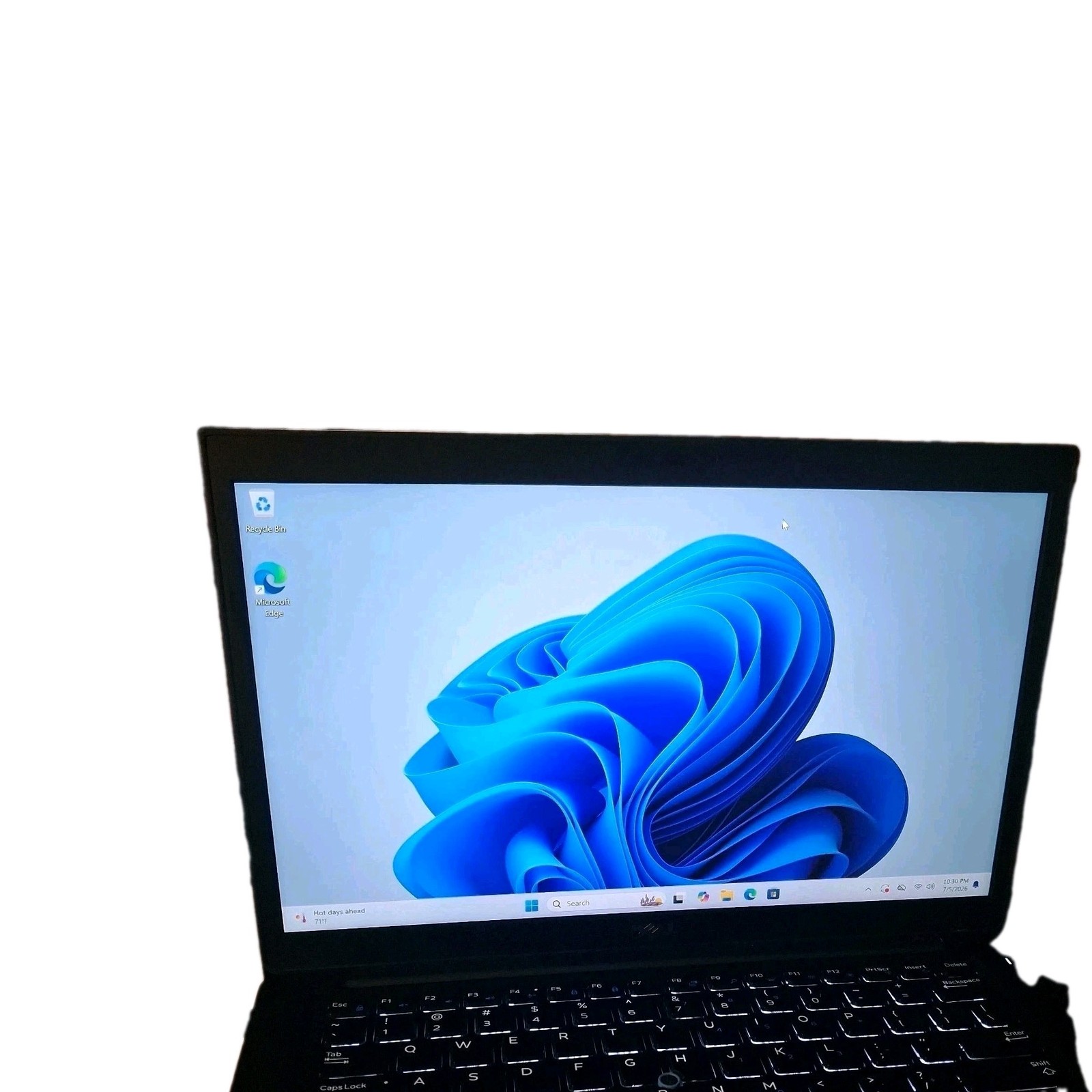 RED DELL 7480 i5 7th GEN 8G RAM 128G SSD Win11,CAM,BACKLIT KB,FHD,MISSING PARTS