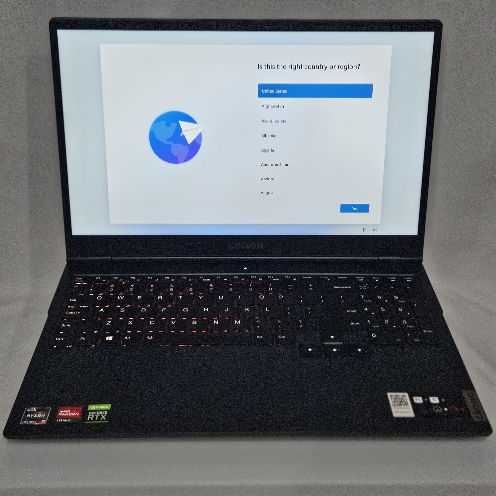 Lenovo Legion 5 15ACH6 Ryzen 7 5800H 16GB 1TB RTX 3050 + Charger (RTX Error 43)