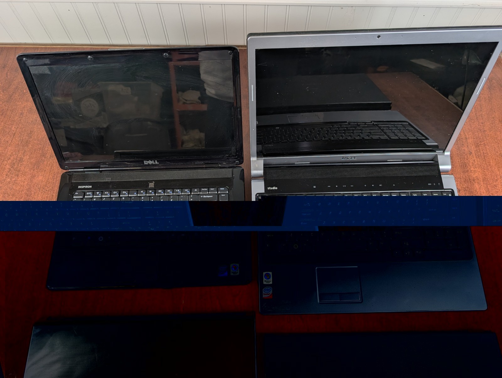 Lot 4 Dell Inspiron 15 & Studio 15.6” & 17” PP31L PP39L PP41L Windows Intel Core
