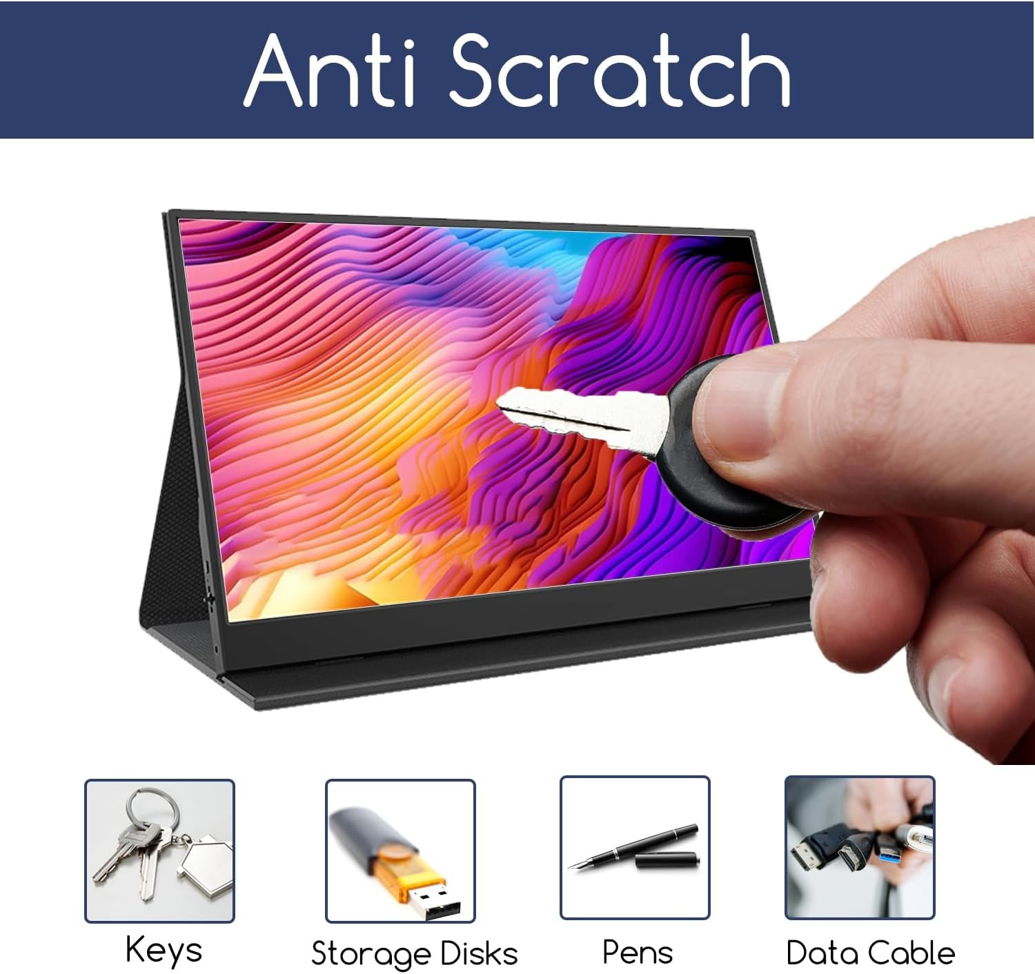 15.6″ Screen Protector Compatible with ASUS ZenScreen and Other Portable Monitor