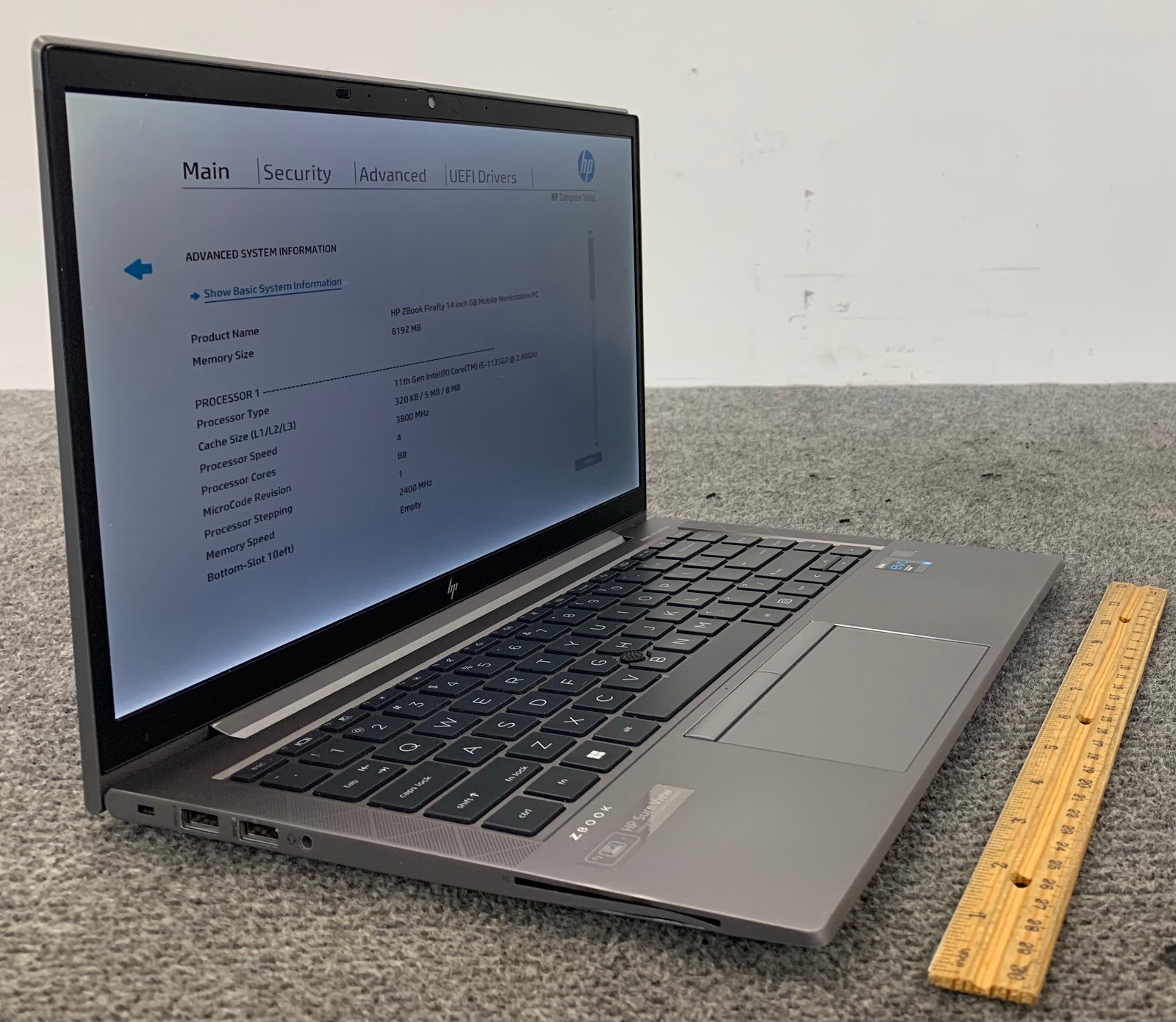 HP Zbook Firefly G8 14″ Laptop i5-1135G7, No RAM/Storage, Remote Managed
