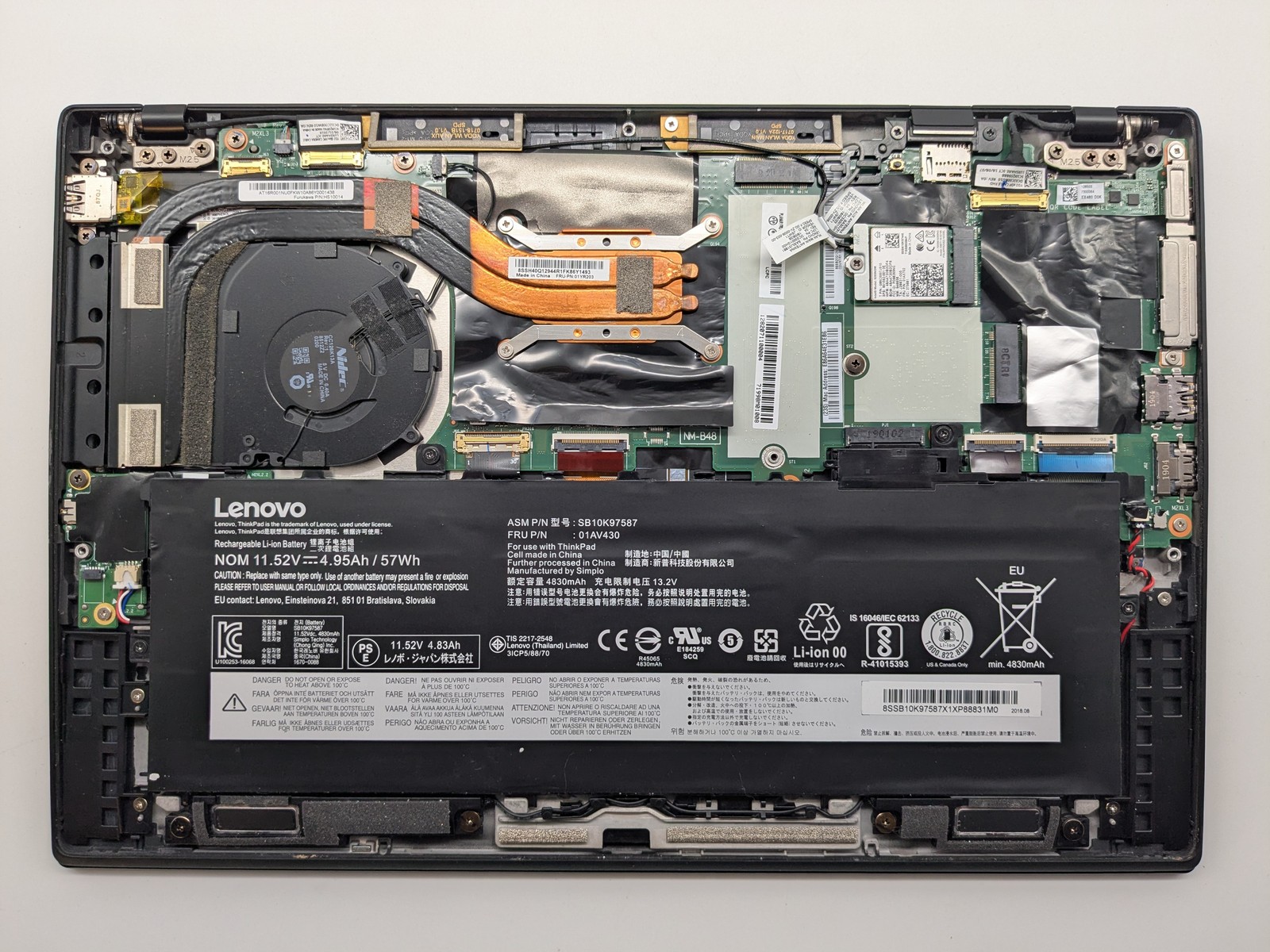 Lenovo ThinkPad X1 Carbon 6th Gen 14″ FHD I5-8350U 16GB Webcam Palmrest *READ*