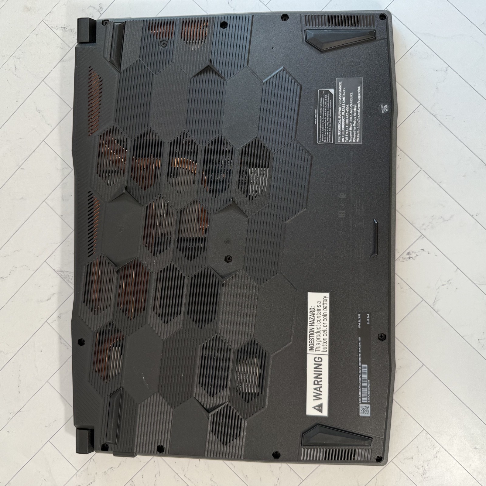 MSI Katana A15 AI Gaming Laptop AMD Ryzen 9 8945HS RTX 4070 16GB 1TB 15.6″ #H417