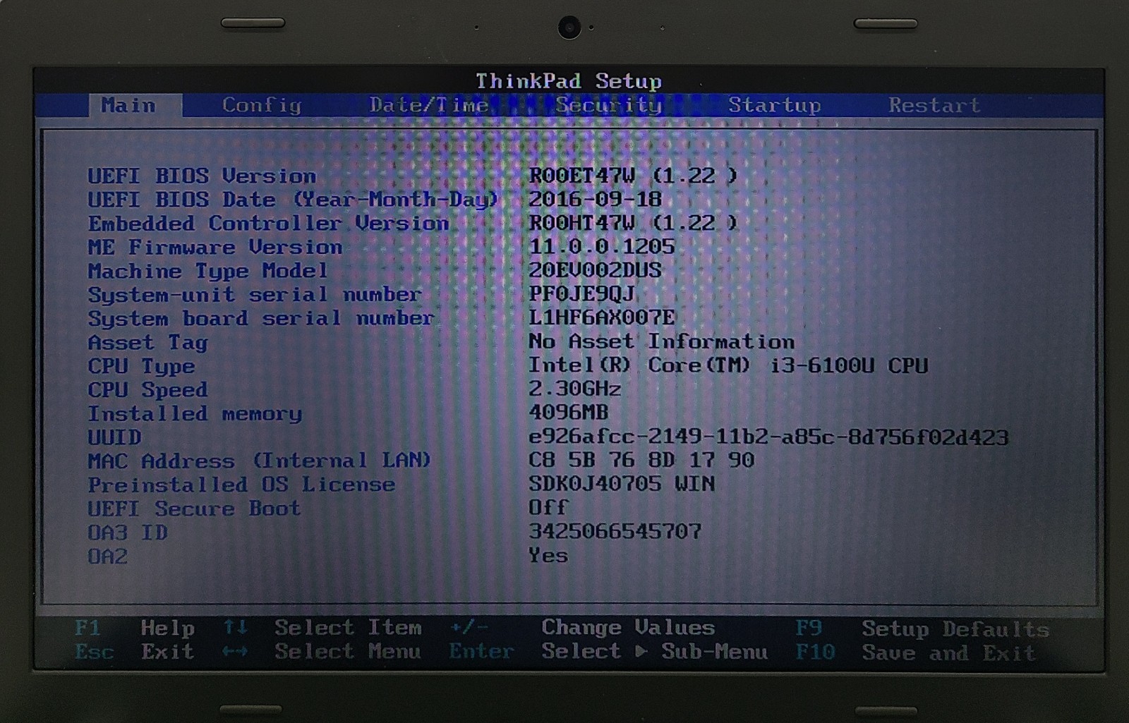 Lenovo ThinkPad E560 15.6″ Laptop Intel Core i3-6100U 4GB RAM NO HD/OS (FL)
