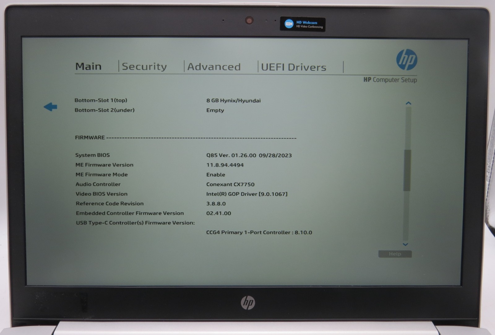 HP ProBook 450 G5/15.0″ i5-8250U @1.60GHz/8GB RAM/No Storage/No OS *READ*