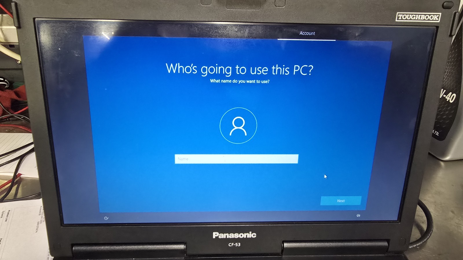 PANASONIC Toughbook CF-53 14″ Laptop I5-2520M 4GB DVD WIN 10 Pro w/ charger