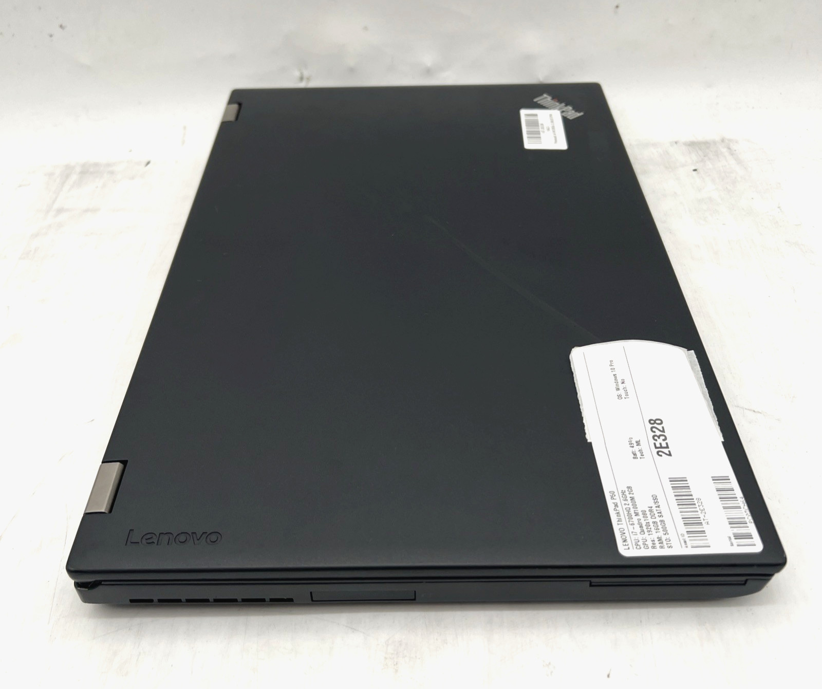 Lenovo ThinkPad P50 I7 6700HQ 2.6GHz 16GB RAM Quadro M1000M 500GB SSD Win10P