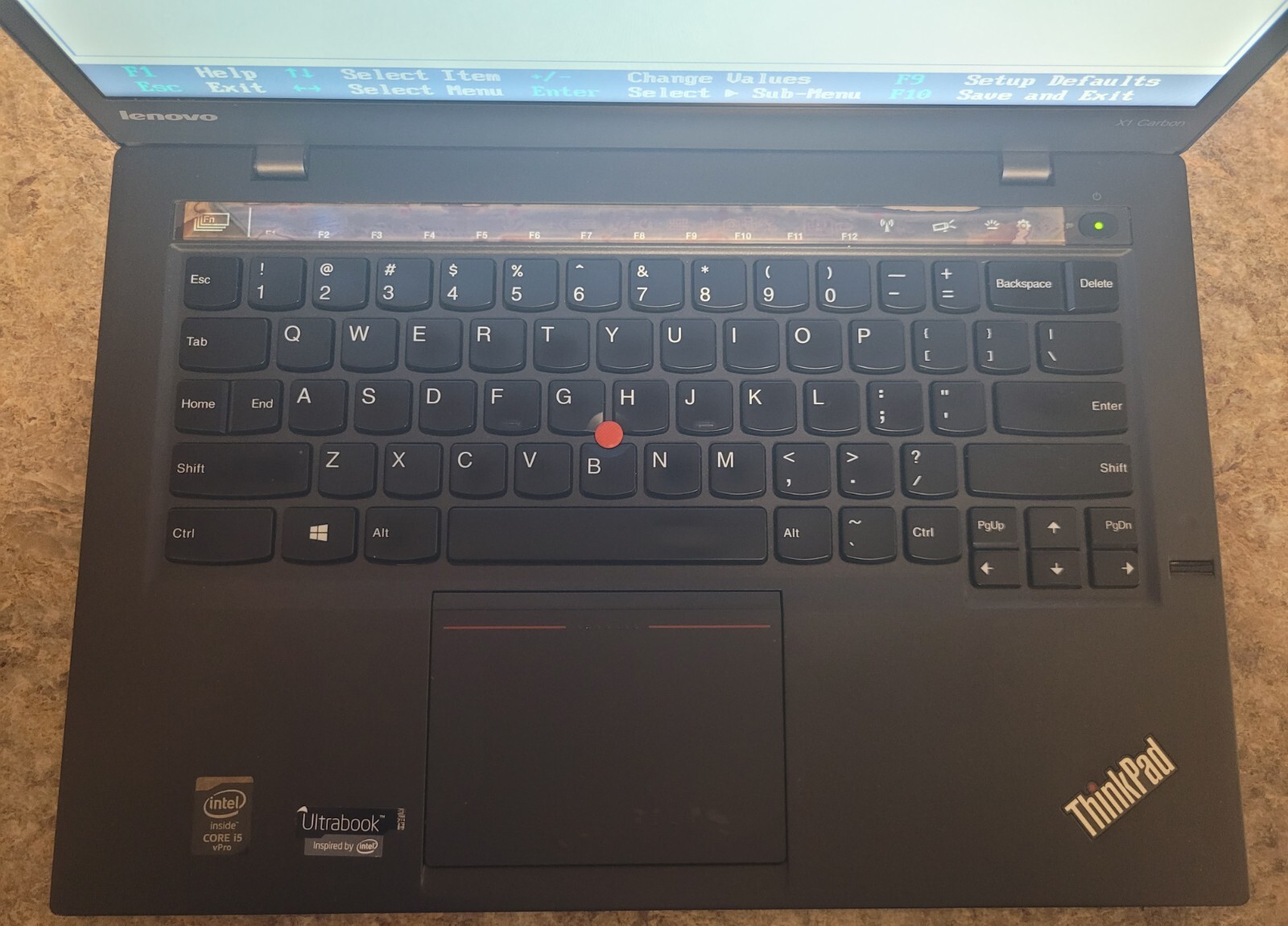 Lenovo Thinkpad X1 Carbon Core I5-4300U 1.9GHz 8GB 256GB**NO OS.