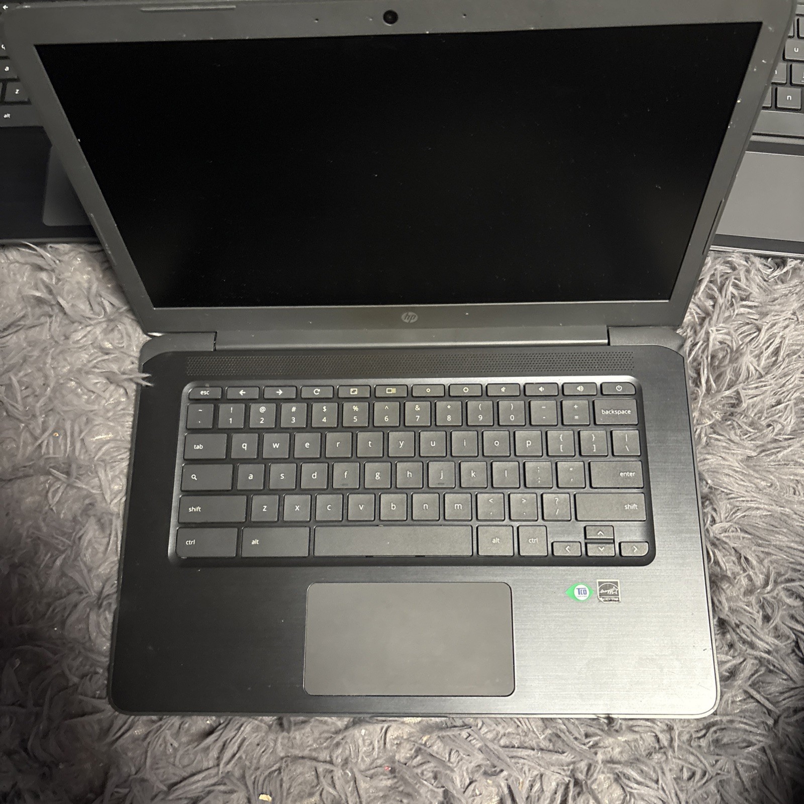 Lot of 3 HP Chromebook 14A G5 14 inch (32GB, AMD A4, 1.60GHz, 4GB) Laptop – Gray