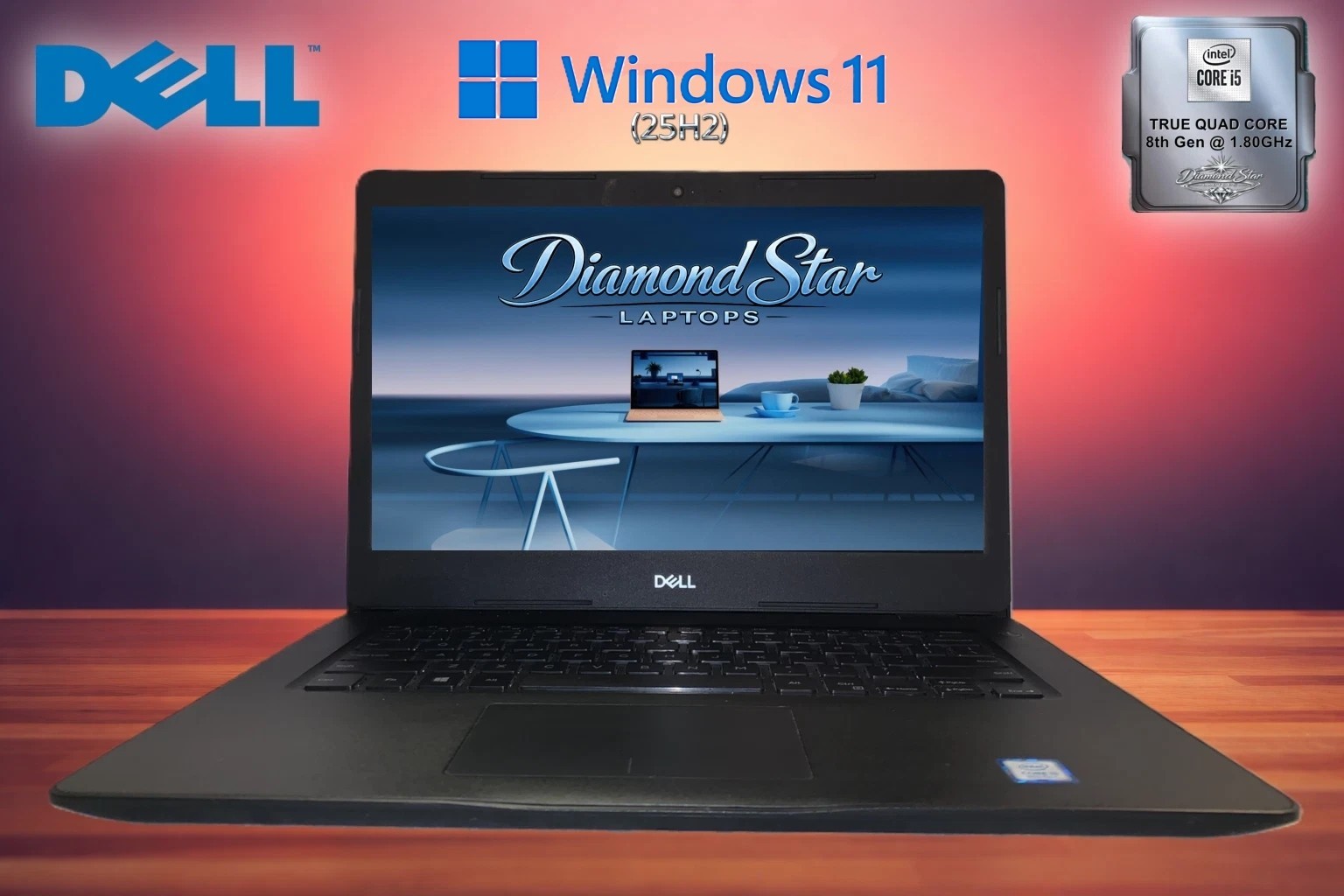 Dell Latitude 3490 QUAD Core i5@1.80GHz x 4 16GB 256GB SSD Windows 11 Fast