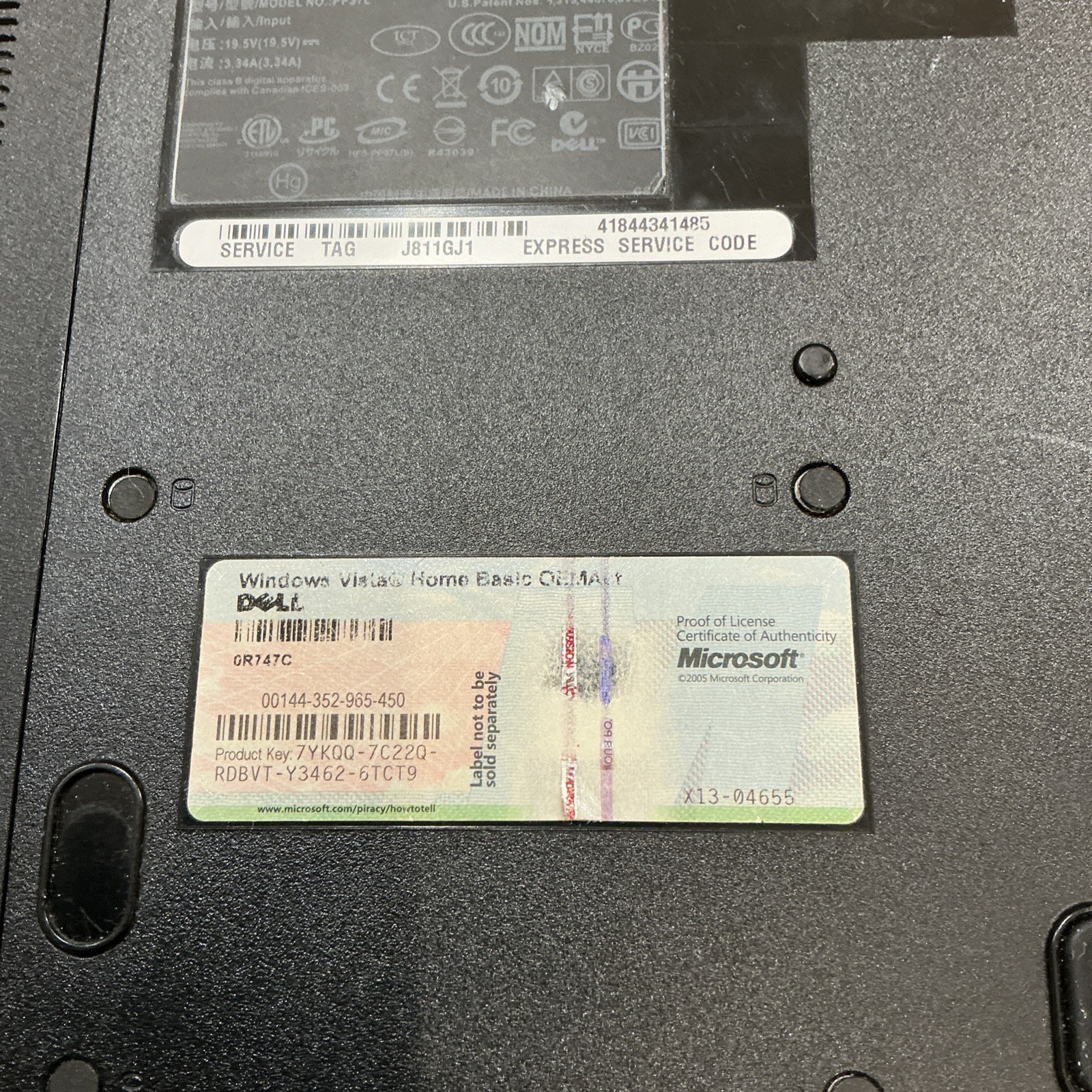 Dell Vostro A860 Laptop Intel Core 2 Duo 1.6Ghz 4GB RAM 160 HDD AC Adapter