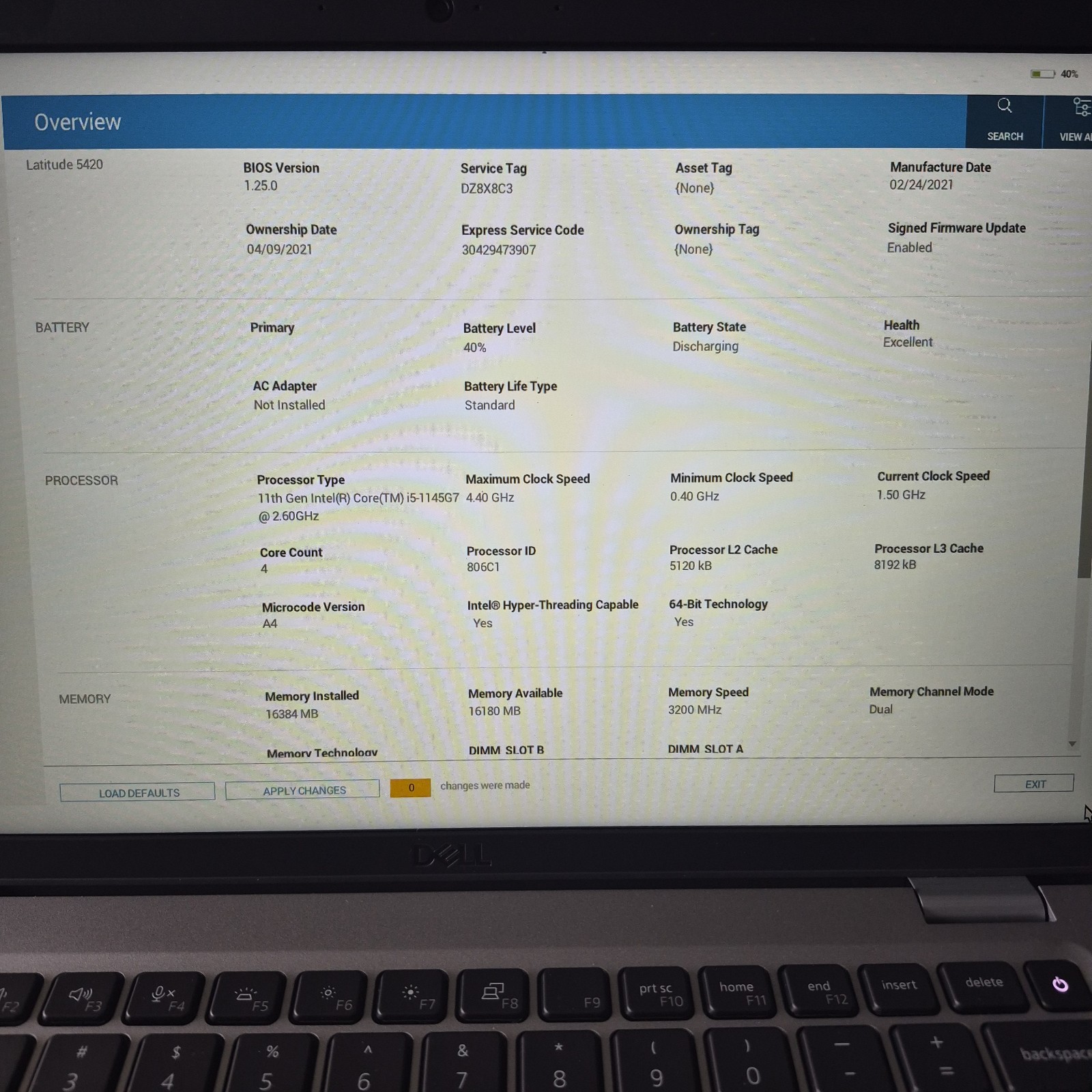 Dell Latitude 5420 14 inch Laptop, Intel Core i5, 16GB RAM, 512GB SSD, Win11 Pro