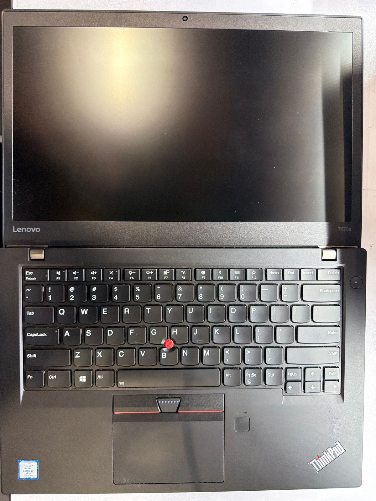 Lenovo ThinkPad T470s i7-7600U 16GB 120GB SSD Touchscreen Low Capacity Battery