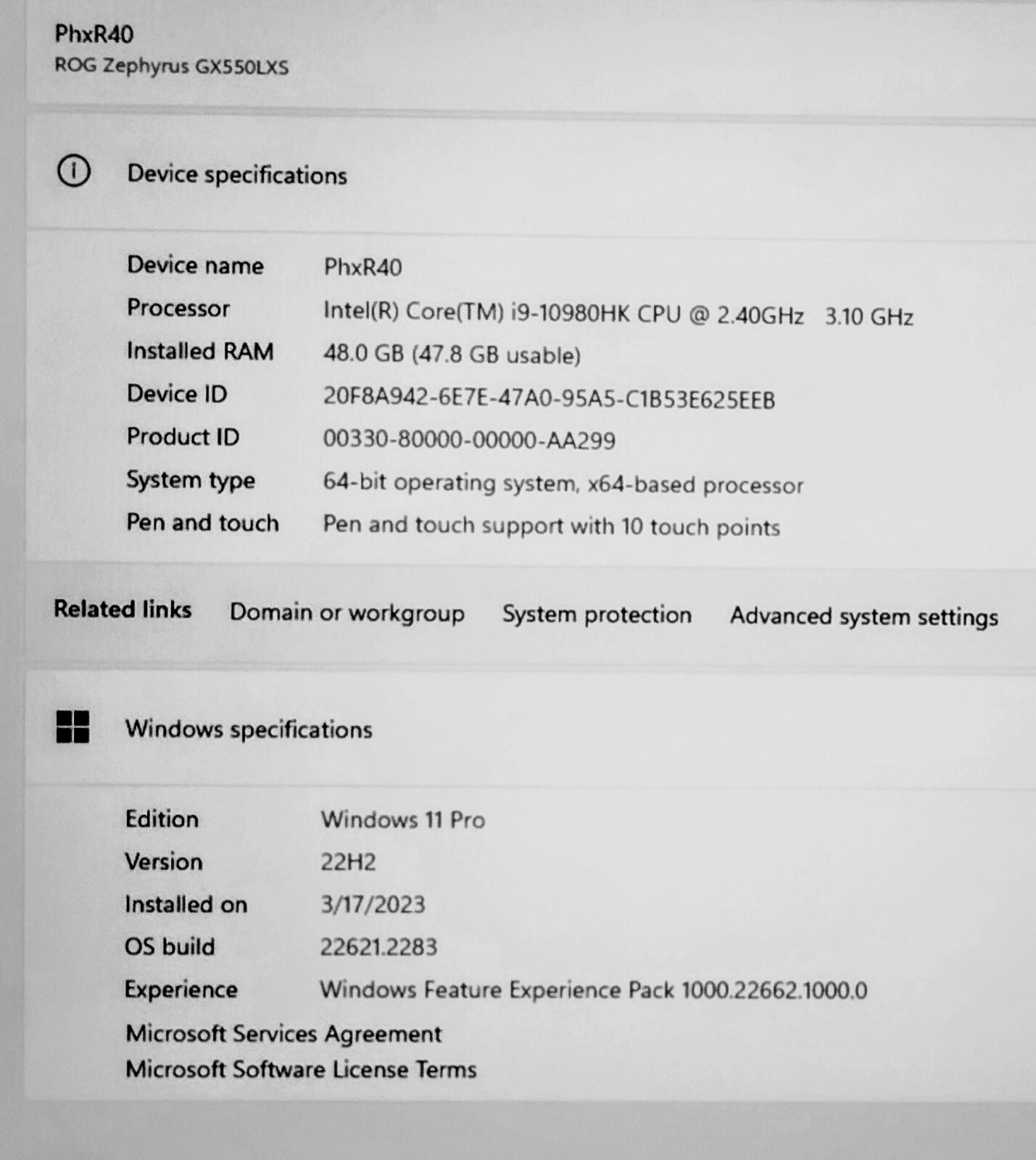 Asus ROG Zephyrus Duo 15