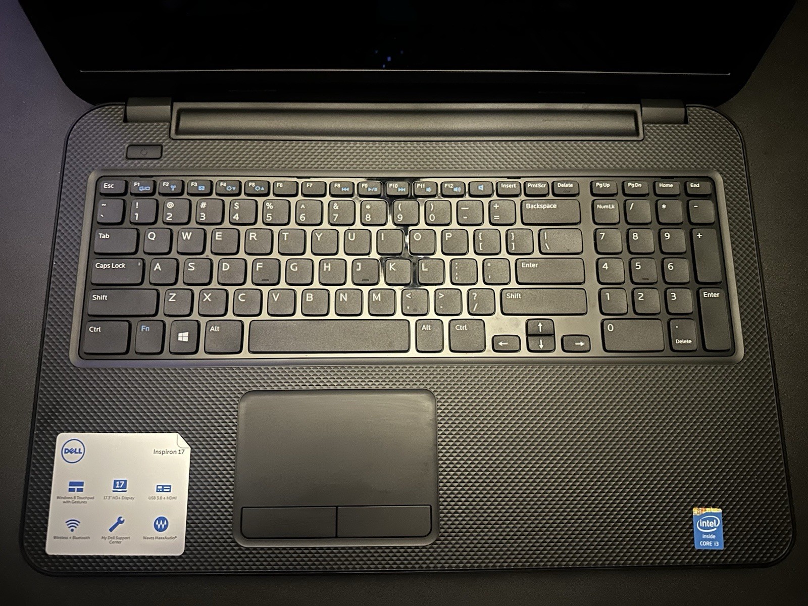 Dell Inspiron 3737 17″ Intel Core i3 4th Gen 1.7ghz 4GB RAM 500GB HDD
