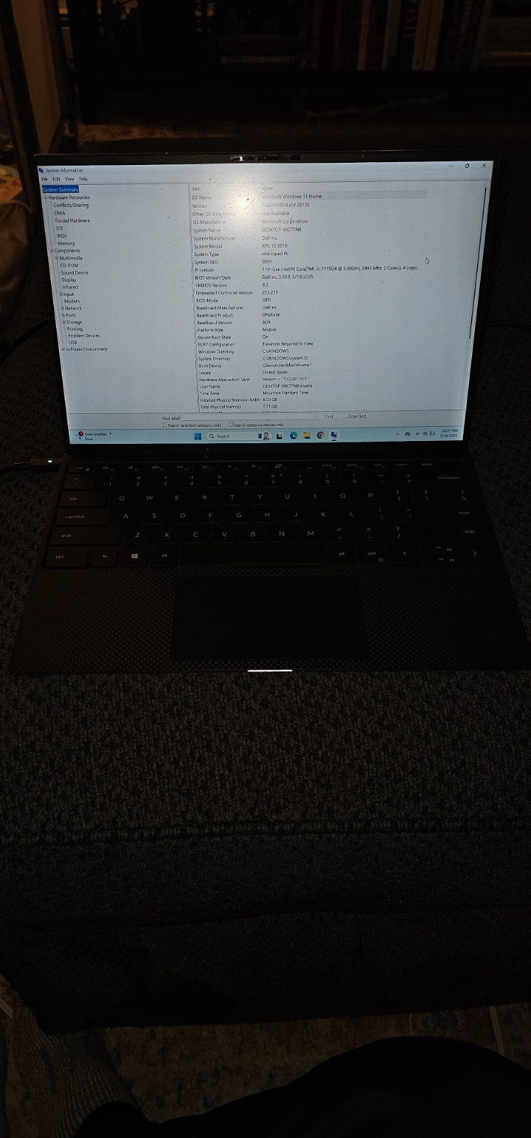 dell xps 13 9310 laptop, intel i3, 256 GB Storage, 13 inch