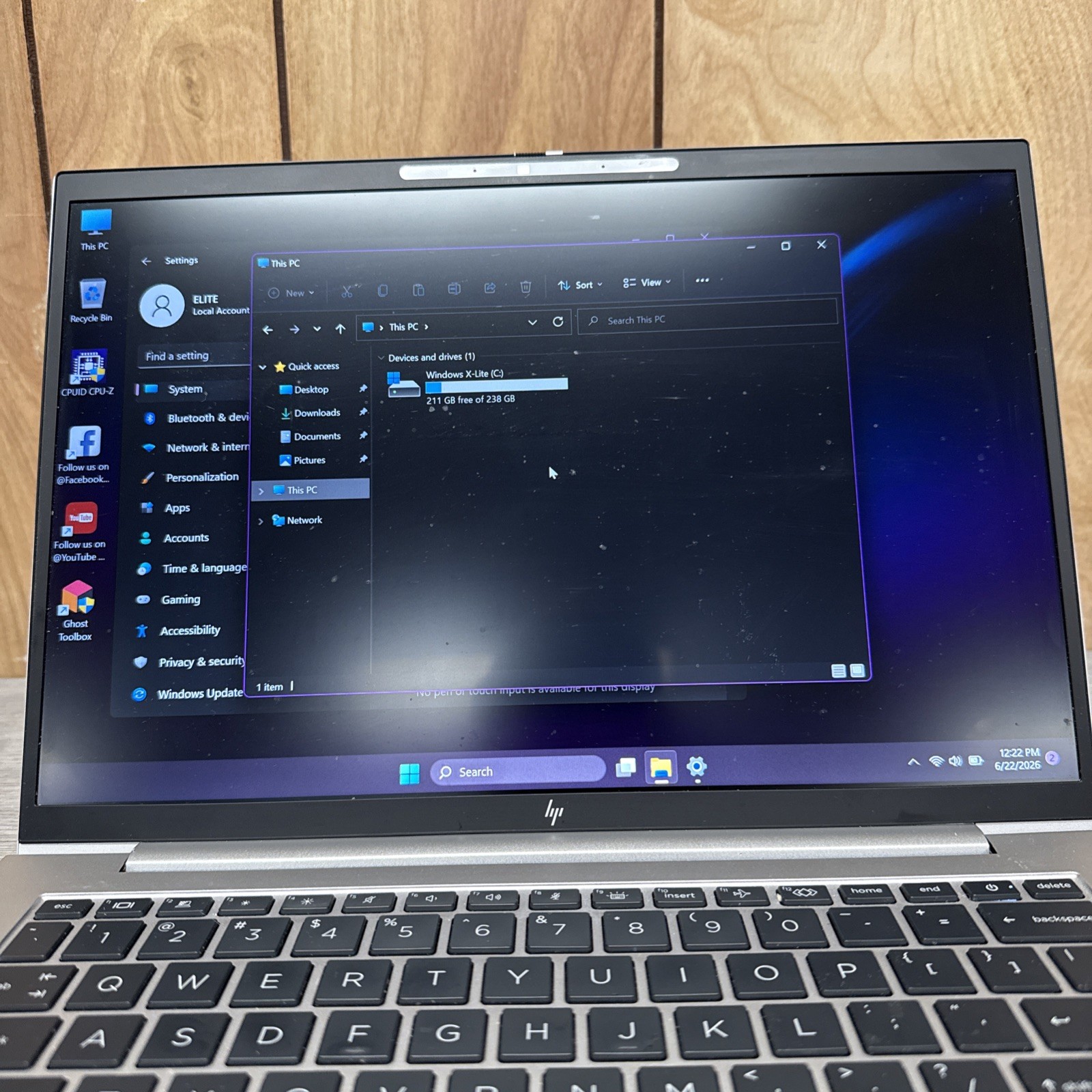 HP EliteBook 845 G11 – Windows 11 Pro – Ryzen 5 – 16GB RAM – 256GB SSD