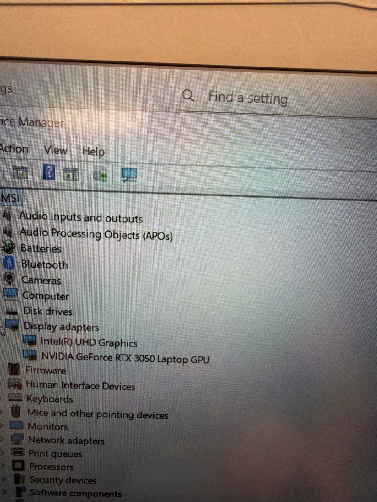 MSI Thin 15 Gaming 15.6″ i5-13420H 2.1GHz 16GB RAM 512GB SSD GeForce RTX 3050