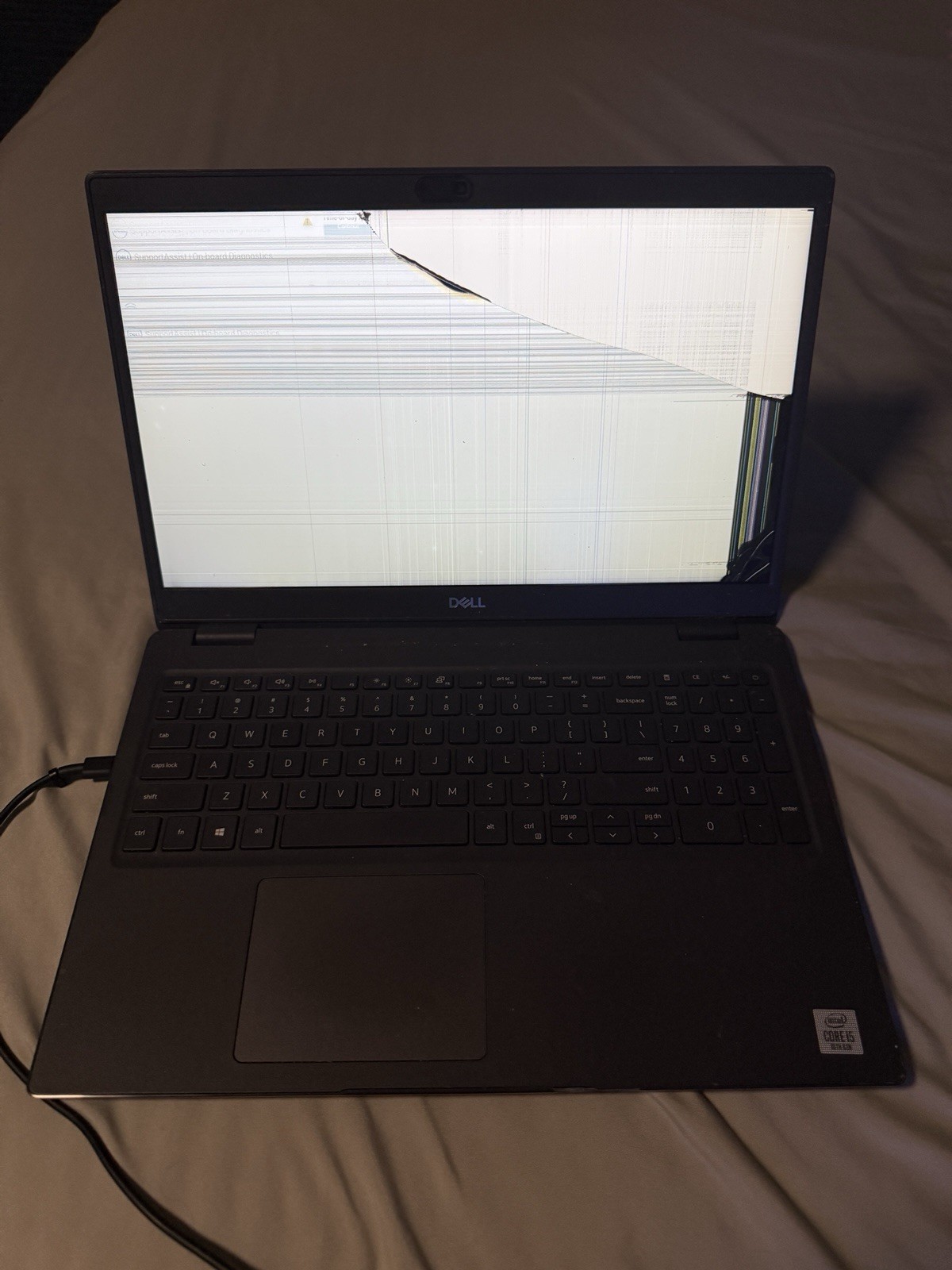 Cracked Screen Dell Latitude 3510 Intel Core i5 16GB RAM 256GB NVMe Win 11 Pro