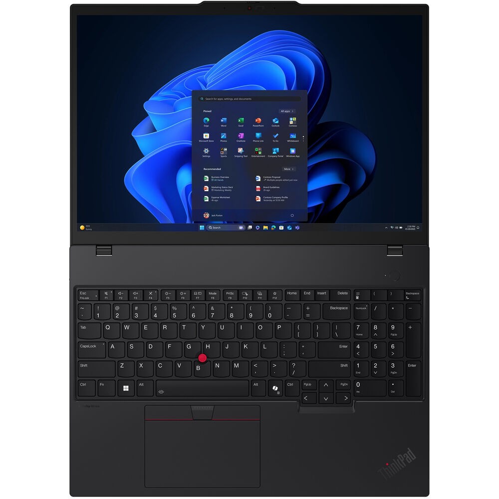 Lenovo 21QE001WUS ThinkPad T16 Gen 4 16″ Notebook – Intel Core Ultra 7