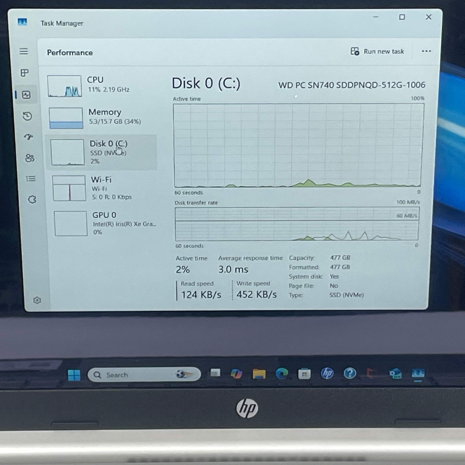 HP Laptop 15-DY5073DX 15.6″ i7-1255U 1.7GHz 16GB RAM 512GB SSD