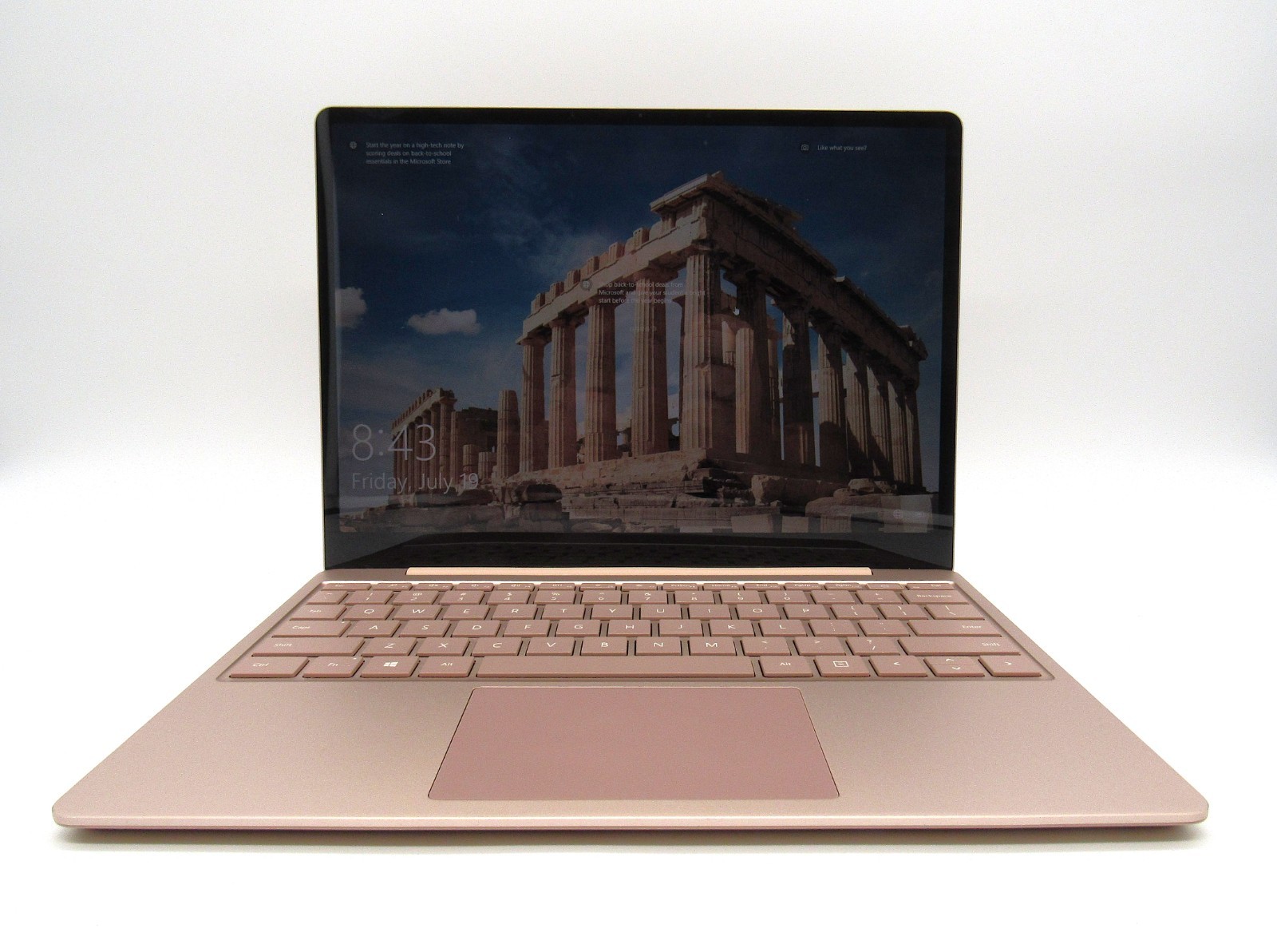 Microsoft Surface Laptop Go 12.4″ i5-1035G1 8GB RAM 128GB SSD Rose Gold + Charge