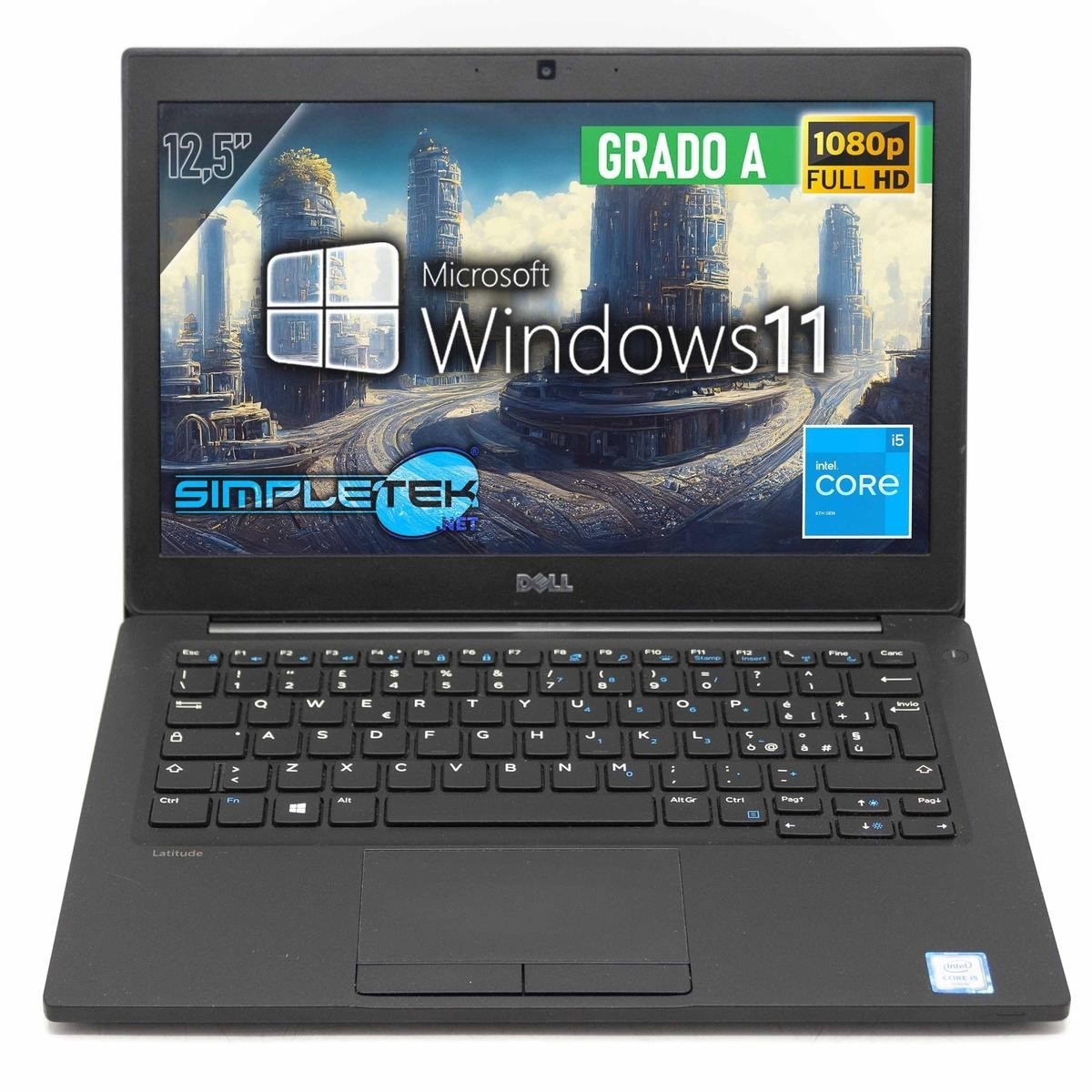 DELL 7280 i5 12.5″ 16GB 240GB WINDOWS 10 PRO LAPTOP LAYOUT ITA