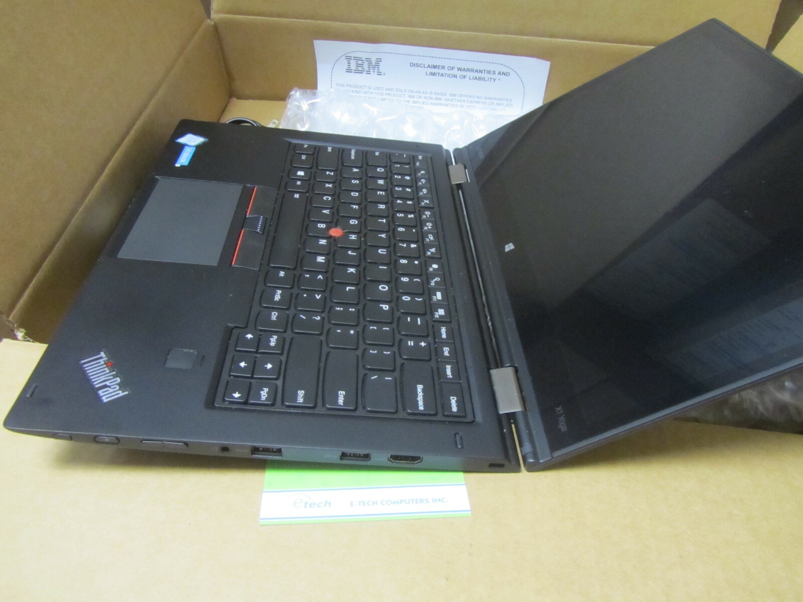 ThinkPad X1 Yoga i5-6300U 8GB RAM 256GB SSD, 14″ WQHD 2560×1440 Touch Screen PEN