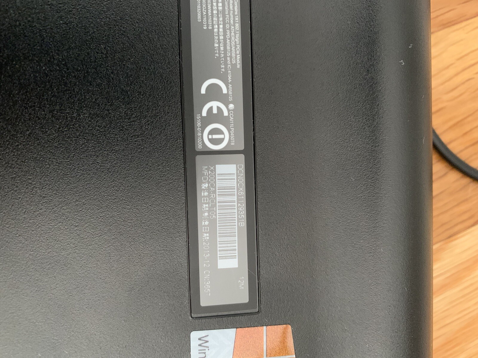 Asus Notebook PC X200CA-RCLT05