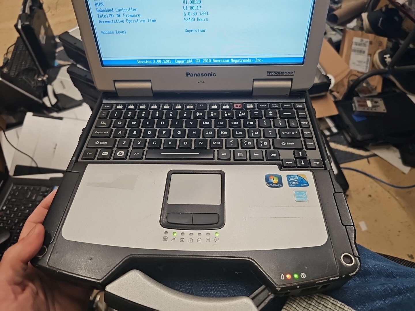 Panasonic Toughbook CF-31 MK-1 i5 520M @ 2.40GHz 8GB RAM DDR3 ( 52420HRS)