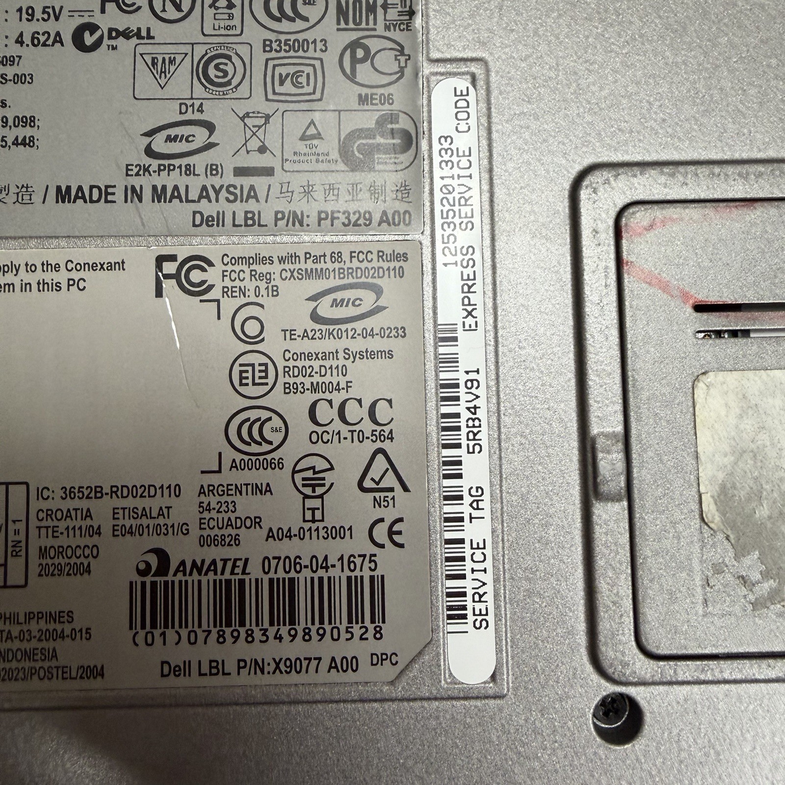 Dell Latitude D630 Fresh Load XP Pro T2300 SP3 RS232 DVD 2GB 120GB RW DVD