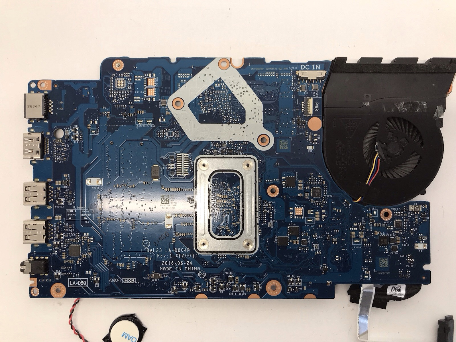 Dell Inspiron 5765 5565 5000 15.6″ AMD A9-9400 2.4GHz Motherboard LA-D804P KF2J6