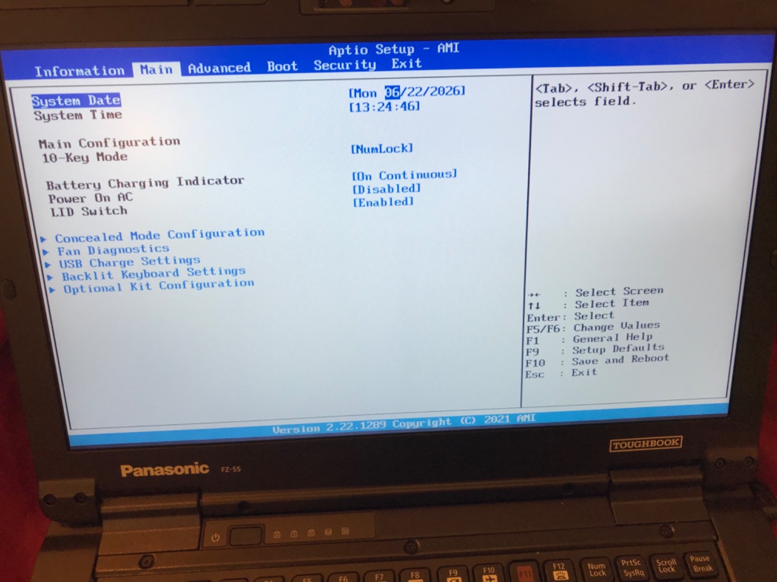 Panasonic Toughbook FZ-55 MK3 i5-1345U 32GB/512GB/dGPS/4G LTE/Touchscreen