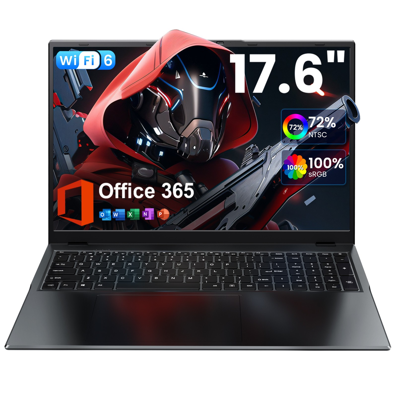 Jumper 17.6″ Laptop 16GB RAM 640GB SSD WIFI6 FHD 1920*1200 IPS 2.9GHz Windows 11