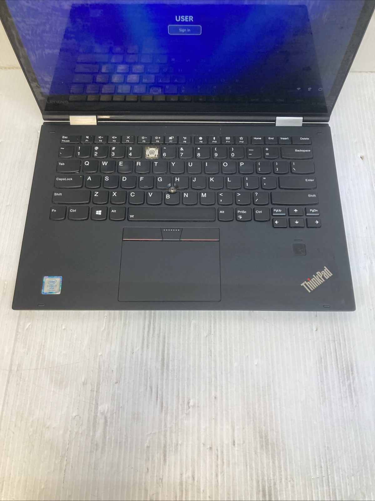 Lenovo ThinkPad X1 Yoga i7-7600U 2.80GHz 16GB 256 GB Win 11 pro no pen