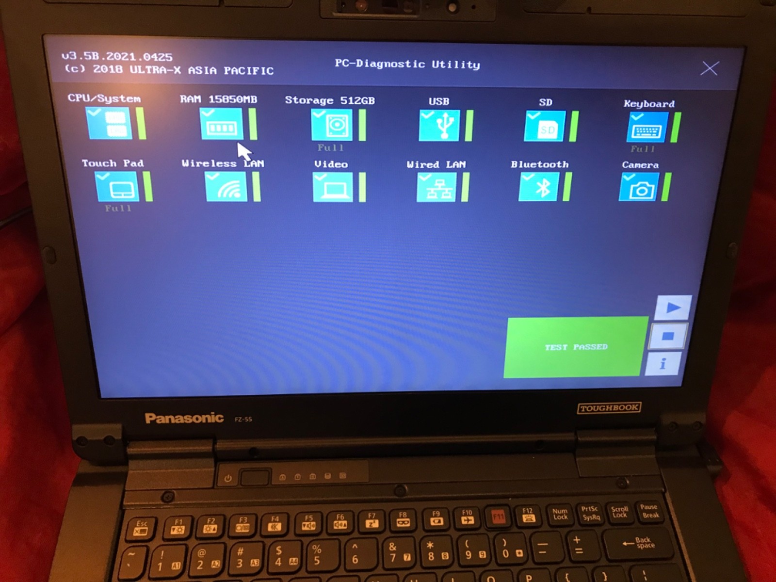 Panasonic Toughbook FZ-55 MK3 i5-1345U 32GB/512GB/dGPS/4G LTE/Touchscreen