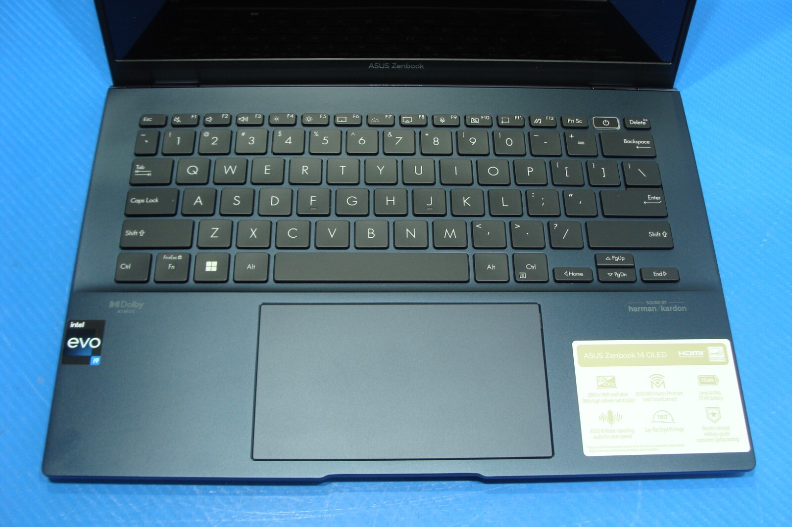 ASUS Zenbook UX3402VA 14″ 2.8K OLED 90hz i9-13900H 16GB 1TB SSD Warranty 07/2025