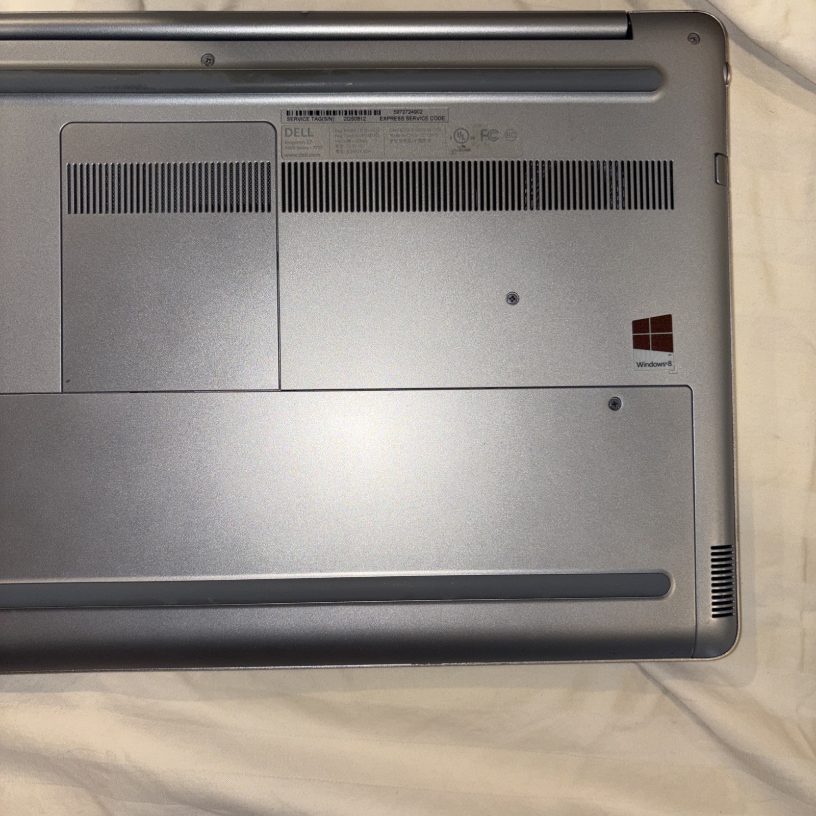 Dell Inspiron 17 7737 Laptop Intel i7-4510U 16GB Ram NO HD/OS – PARTS