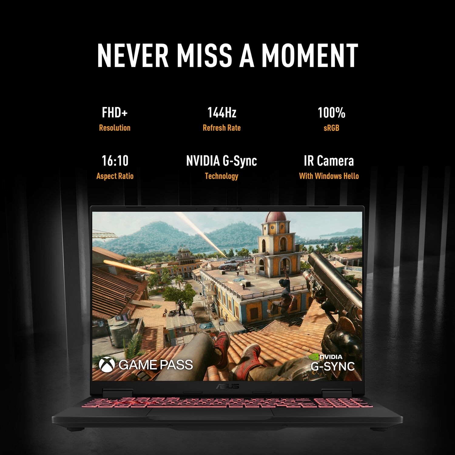ASUS TUF Gaming A18 18″ FHD+ 144Hz Gaming Laptop AMD Ryzen 7 16GB 1TB Gray
