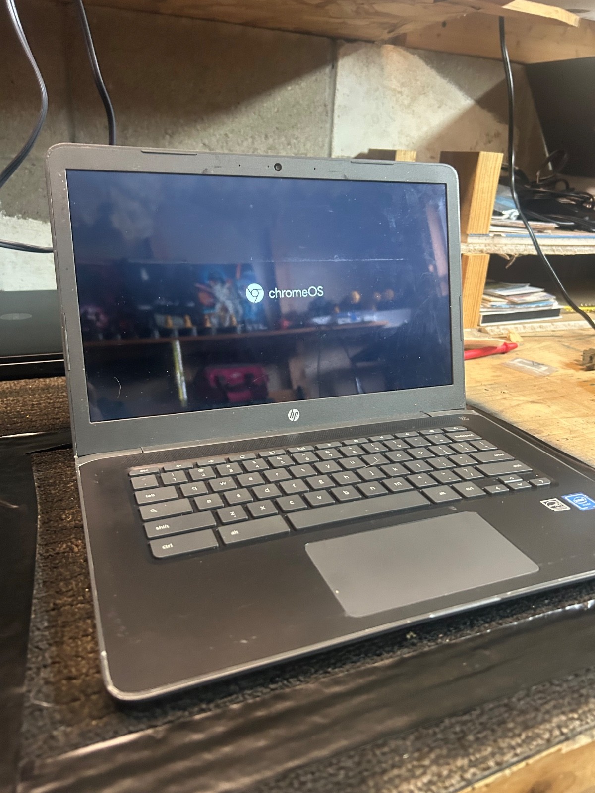 HP Chromebook 14 inch (32 GB, Intel Celeron, 1.1GHz, 4GB) Laptop – Gray -…