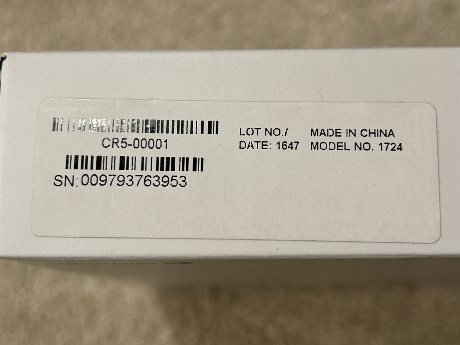Microsoft Surface Pro 4 Box EMPTY BOX with Inserts Only