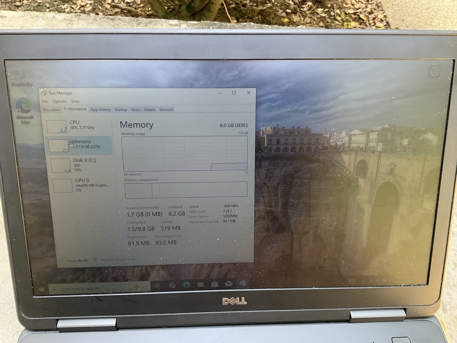 Dell Latitude E5540 Laptop i5-4310U 8GB RAM 128GB SSD Windows 10 Working