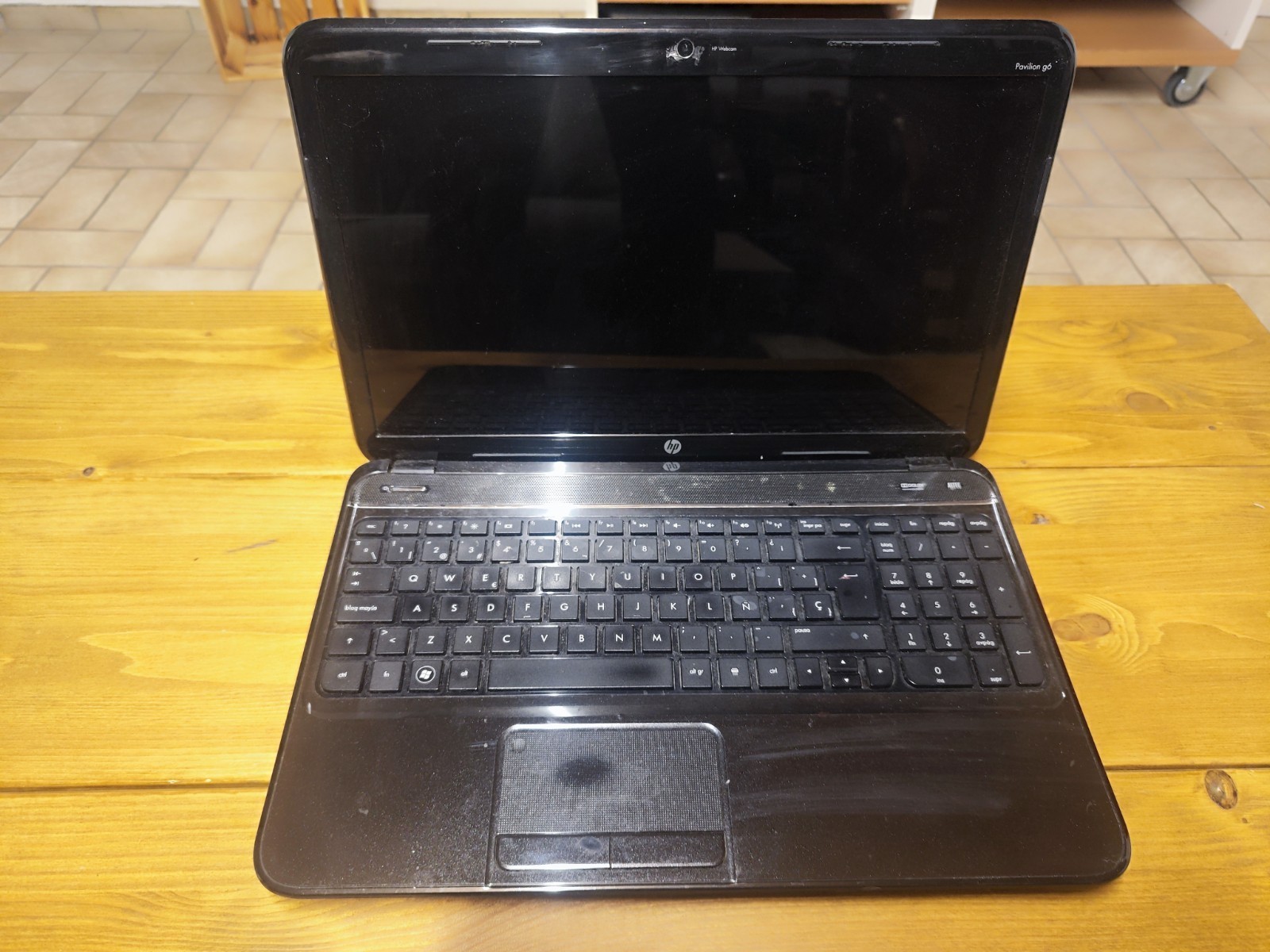 HP Pavilion G6 Laptop, Black Intel i7 3612QM 8GB RAM 500GB SSD